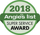 2018 Angie's List Super Service Aware logo