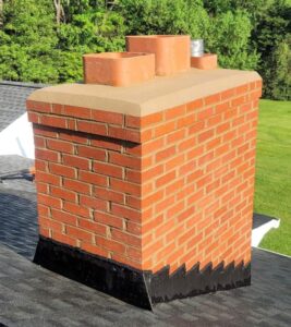 After chimney repair services were completed