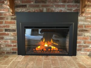 electric fireplace conversion